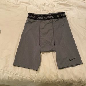 Nike pro compression shorts